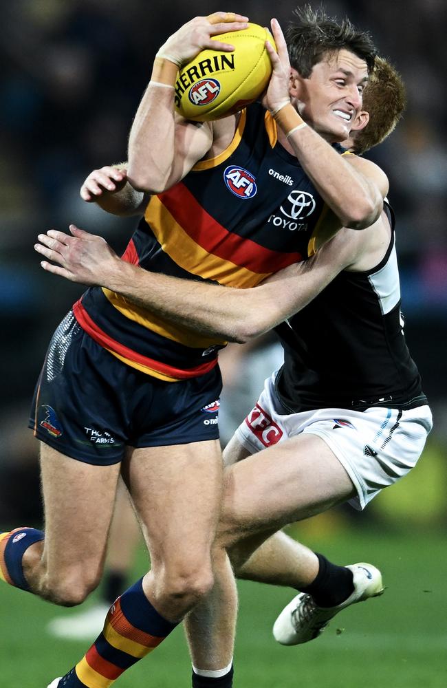 Matt Crouch has forced his way back into Adelaide’s side. Picture: Getty Images