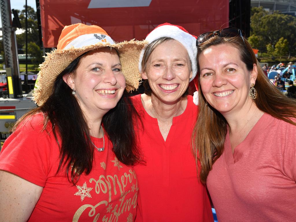 Christina Coleiro, Lisa Weir and Melanie Symes. Picture: AAP / Keryn Stevens