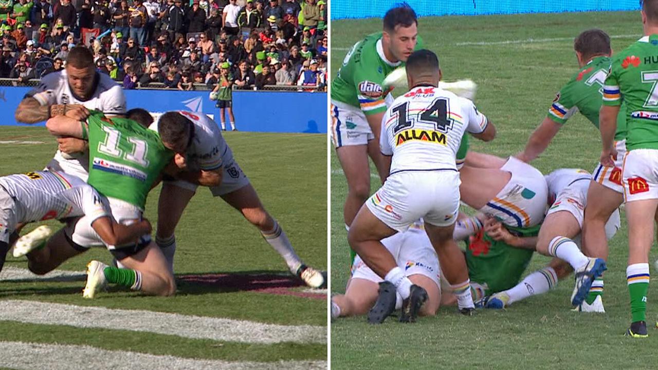 James Maloney was involved in two contentious tackles on John Bateman and Josh Hodgson. 