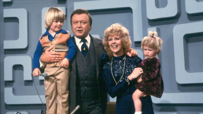 Bert and Patti Newton with their children Matthew and Lauren. Picture: Channel 9