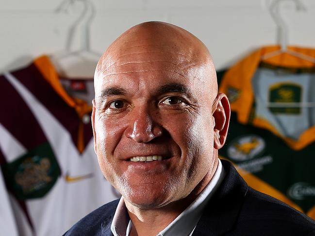 Rugby League Hall of Fame inductee Gorden Tallis at Suncorp Stadium. Pics Adam Head