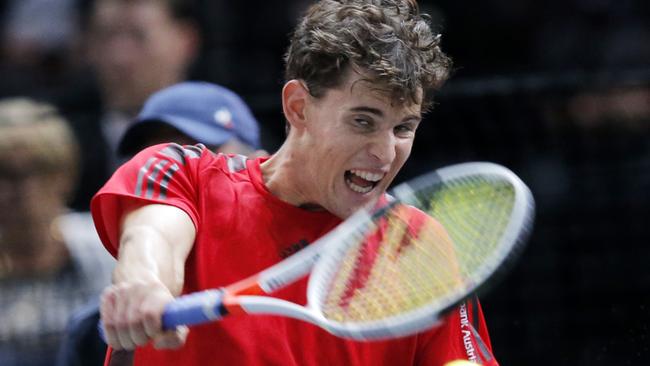 Dominic Thiem is a rising talent. Picture: AP