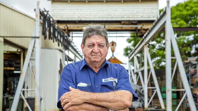 Peter Wrafter, Director of T. Wrafter and Sons Stonemasons, says he is “aghast” at the inaction of authorities to clean up the construction industry. (AAP Image/Richard Walker)