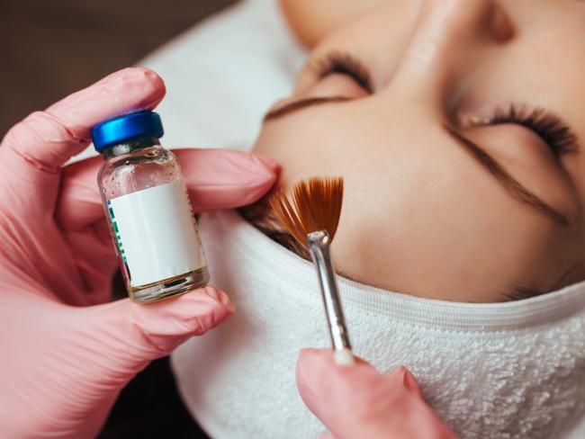 I recommend you only receive a chemical peel from a qualified dermatologist. Picture: iStock