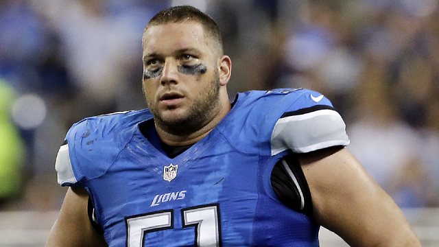 Detroi Lions player Dominic Raiola.