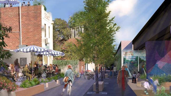 Laneways near Canterbury Station could be revitalised.