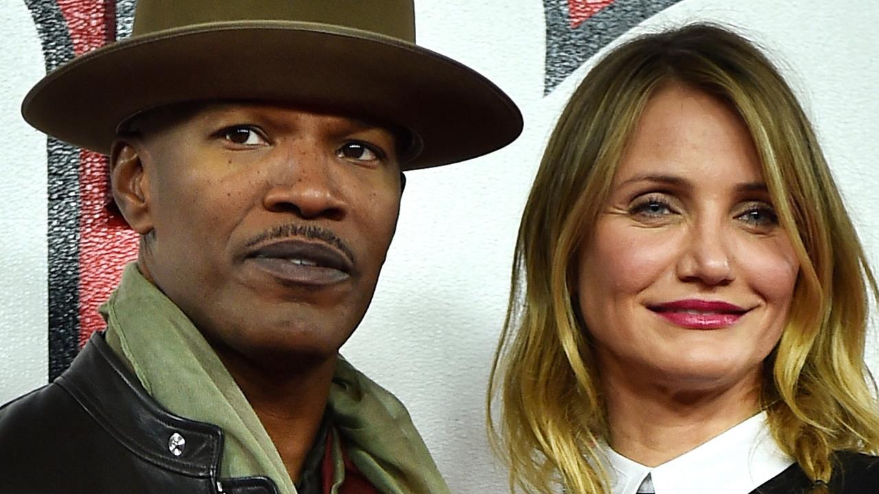 Jamie Foxx and Cameron Diaz. Picture: Ben Stansall/AFP