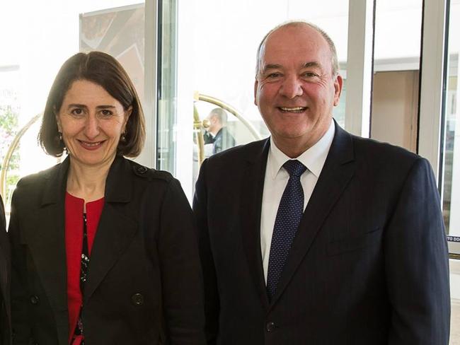 Gladys Berejiklian with Daryl Maguire. Picture: Facebook