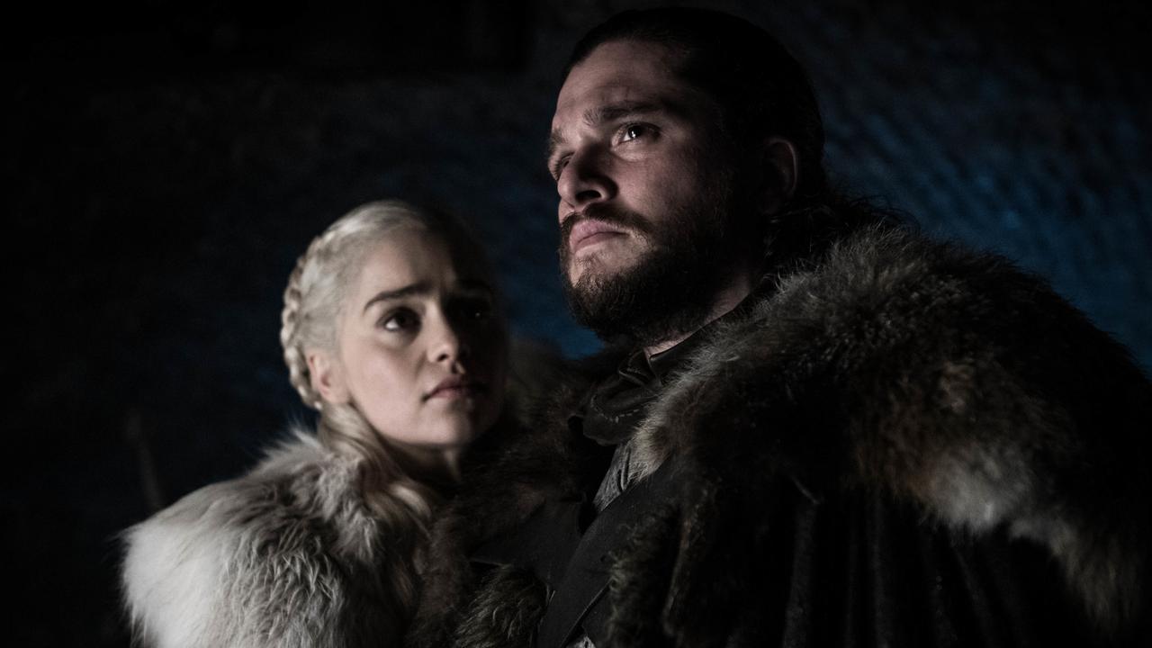 The song appears to foreshadow the outcome of Jon Snow and Daenarys Targaryen’s relationship. Picture: Helen Sloan/HBO