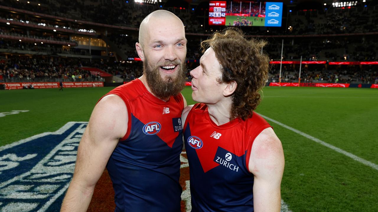 Max Gawn’s leadership has paid handsomely for the Demons and Ben Brown has been a superb inclusion.