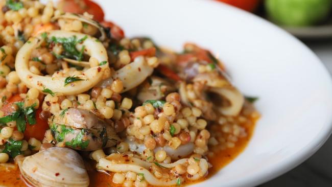 CicciaBella’s fregola ai frutti di mare. Picture: Jenifer Jagielski