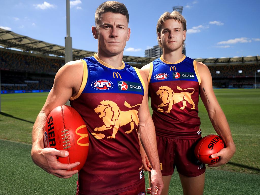 The Lions two new finals weapons. Picture: Scott Powick