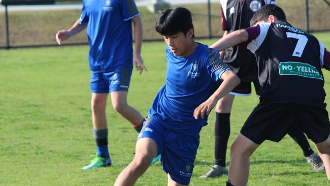 Churchie's Daniel Ren. Picture: Jason Tobin.