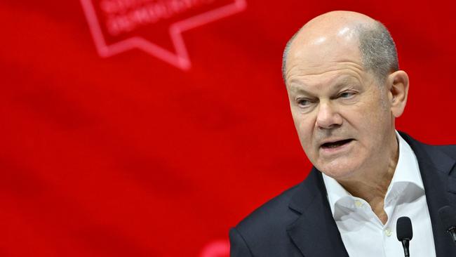 German Chancellor, Olaf Scholz has been under pressure to supply Ukraine with German-made Taurus missiles, but has feared it will escalate the war. Picture: AFP