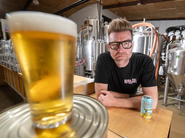 Co founder of  KAIJU! Beer Brewery  Callum Reeves. Picture: Tony Gough