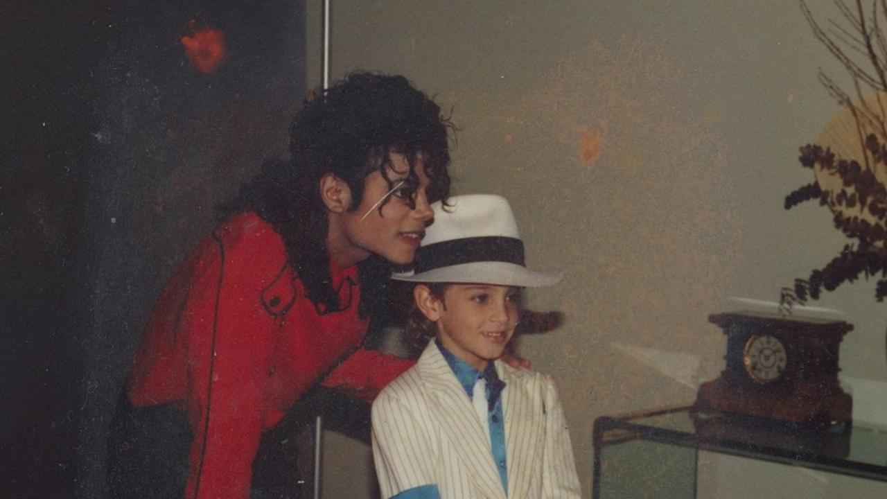 A young Wade Robson meets Michael Jackson.