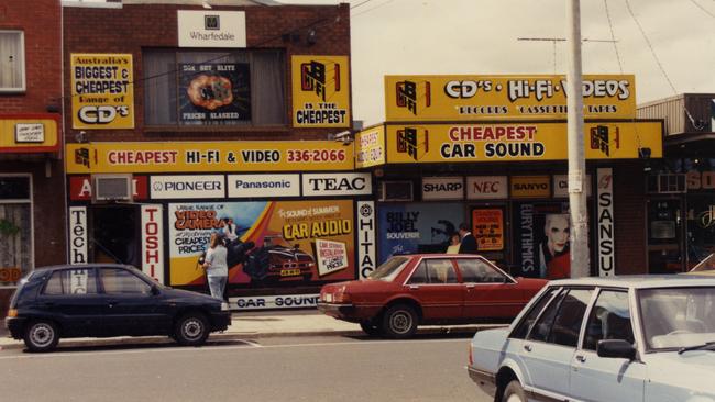 JB Hi-Fi’s first proper shop in East Keilor was opened after founder John Barbuto’s neighbours complained about traffic around the store run from his home.