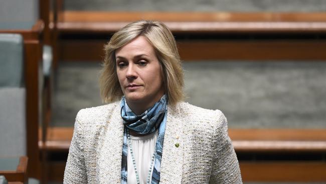 Zali Steggall was in Canberra for her first week this week. (AAP Image/Lukas Coch)