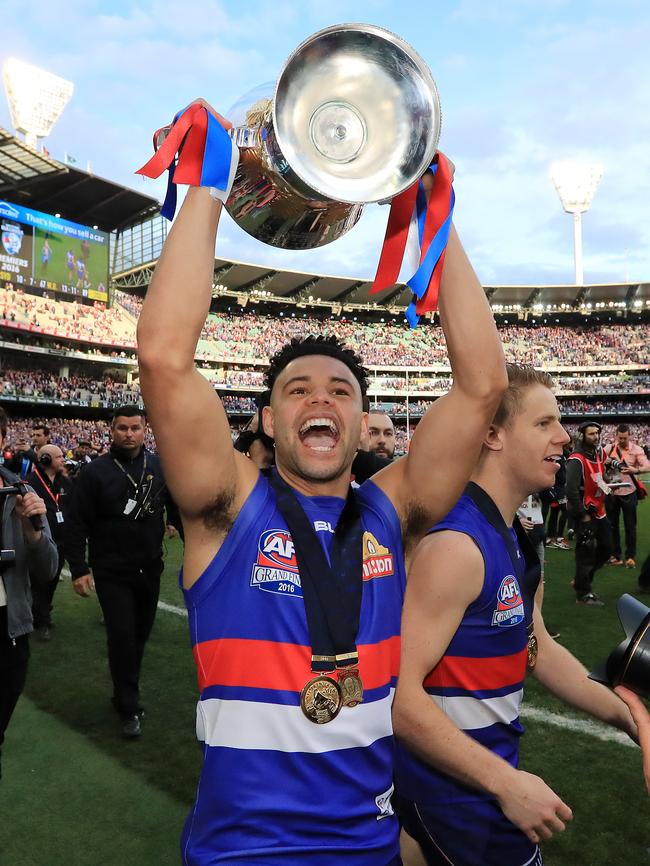 Jason Johannisen provided rich rewards for a young Richards and his mates. Picture: Alex Coppel