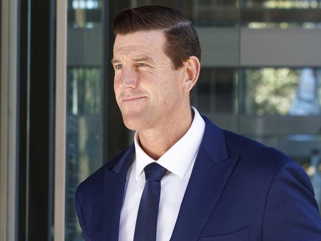 SYDNEY, AUSTRALIA - NewsWire Photos JULY 27, 2022: Decorated Soldier, Ben Roberts-Smith leaves the Federal Court in Sydney today as his defamation case against Channel Nine wraps up. Picture: NCA NewsWire / David Swift