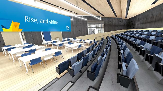 USC Moreton Bay auditorium artist impression.