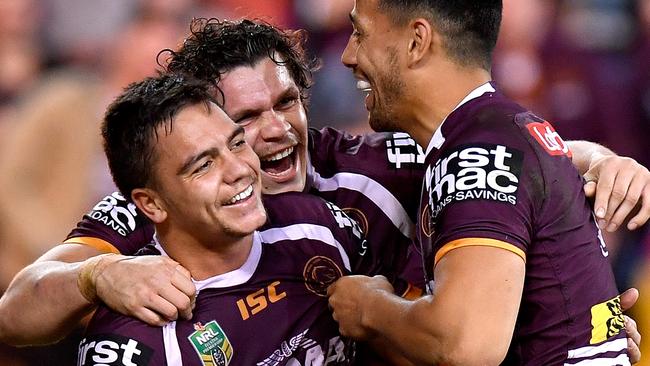 Brisbane destroyed the Panthers in their match up. Photo by Bradley Kanaris/Getty Images.