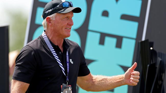 LIV Golf CEO Greg Norman (Photo by Mike Ehrmann/Getty Images)