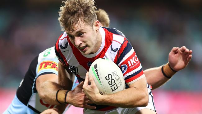 Sam Walker scored a crucial try in the Roosters’ comeback win against Cronulla.