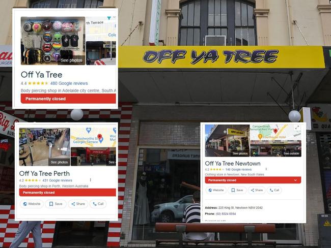 The controversial Australian retail chain Off Ya Tree is closing stores at a fast pace.