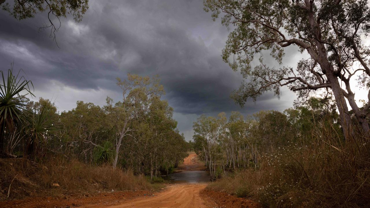 The road to Gamardi is accessible only in the dry season.