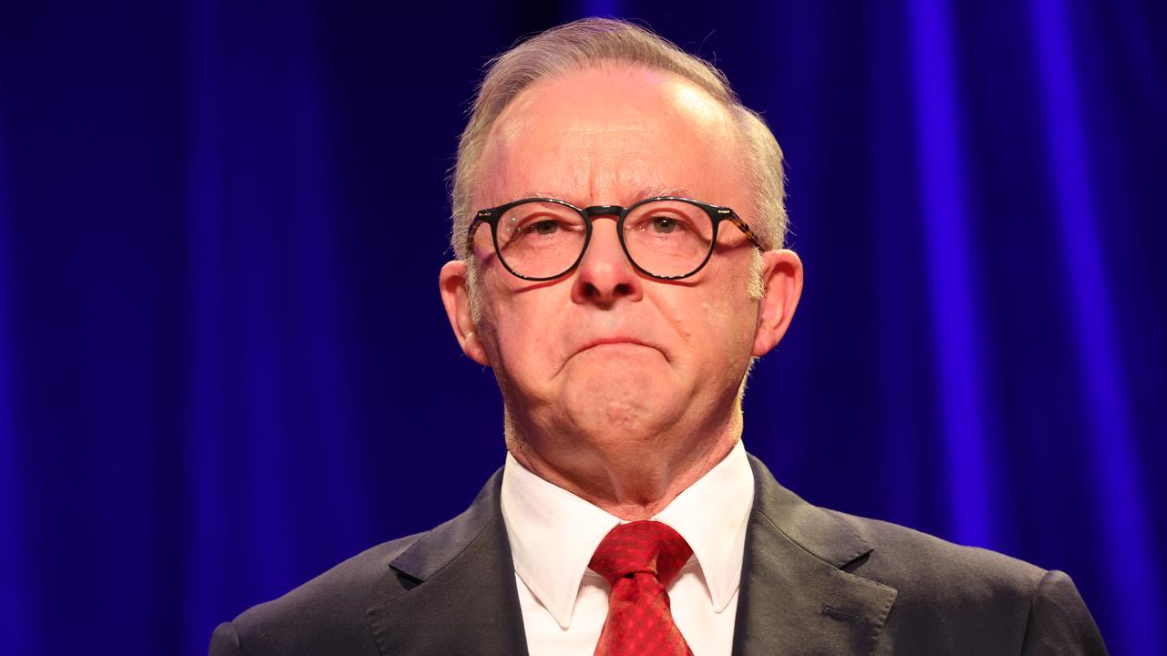 Anthony Albanese promised to repay the trust of voters in his victory speech. Picture: Jason Edwards / NewsWire