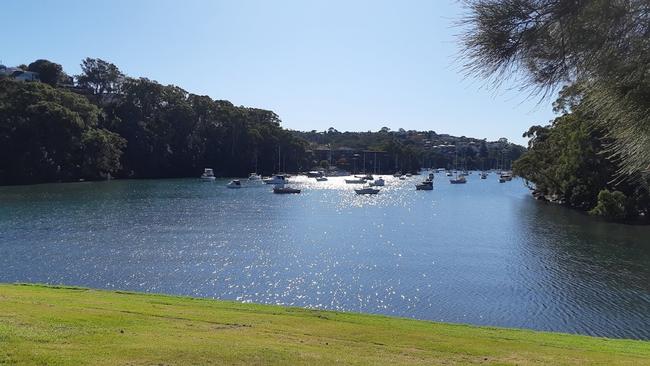 The park fronts on to Middle Harbour.