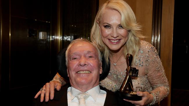 The Kennerleys after Kerri-Anne won the Gold Logie in 2017. Picture: Tracey Nearmy