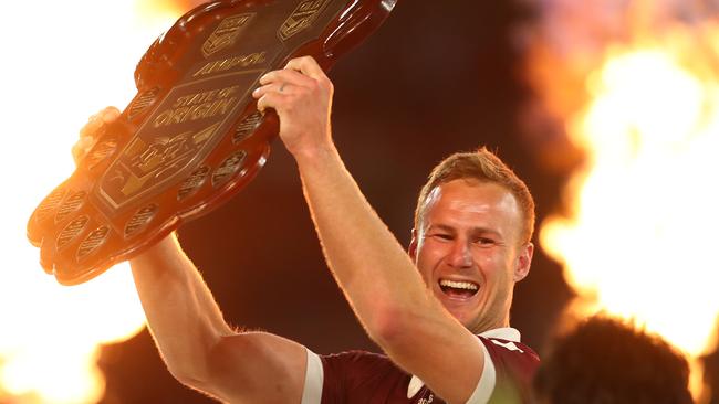 Maroons captain Daly Cherry-Evans has no desire to play rugby league in Queensland. Picture: Chris Hyde/Getty