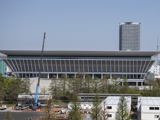 The Tokyo Aquatics Centre — the venue for swimming, diving and artistic swimming at the Tokyo Olympics and Paralympics Games. Picture: AFP