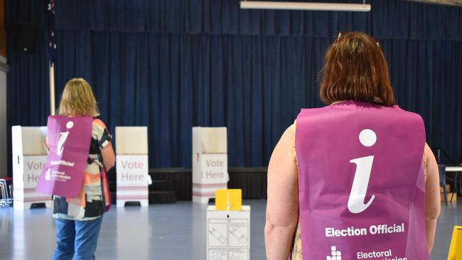 Electoral Commission of Queensland worker were busy manning the booths and monitoring votes on election day, Saturday October 31. Generic. Picture: Zizi Averill