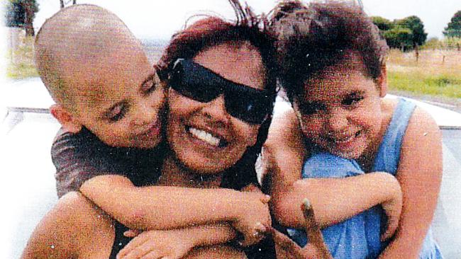 Adeline Yvette Rigney-Wilson and her children, Amber Rose Rigney and Korey Lee Mitchell.