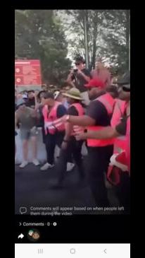 Altercation involving security and patrons at Canberra's Summernats motorist mecca.