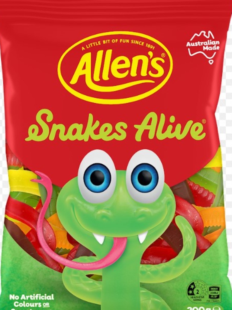 The new packaging by Allen's. Picture: Supplied