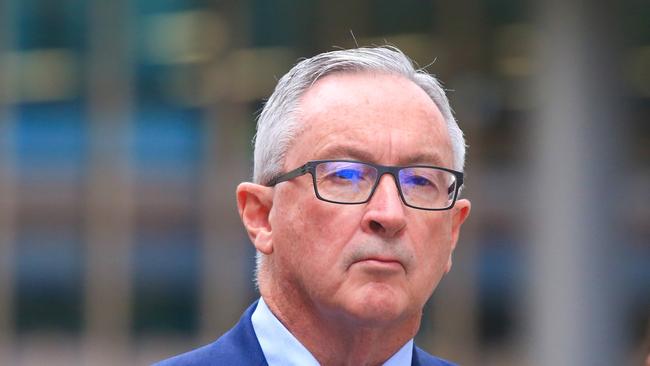 NSW Minister for Health Brad Hazzard looks on at a press conference on March 23, 2020 in Sydney. Picture: Jenny Evans.