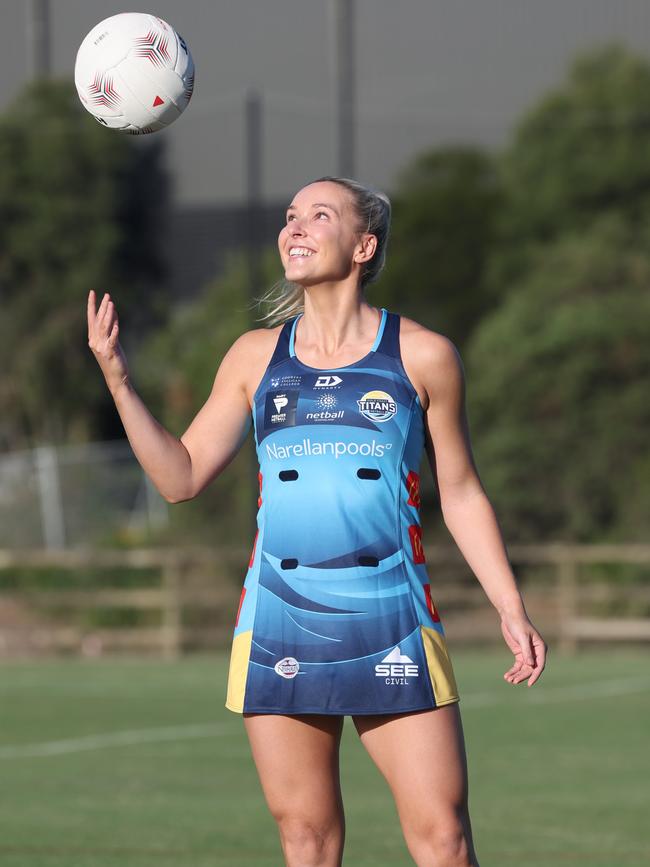 Gold Coast Titan netballer Lily Gray. Picture Glenn Hampson
