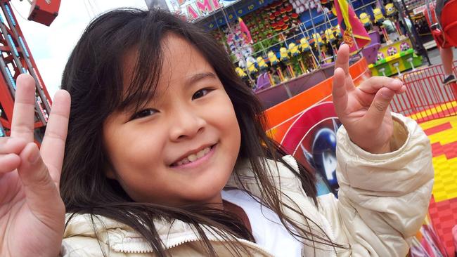 Adelene died after falling from the AirMaxx 360 ride at the Royal Adelaide Show in 2014. Source: supplied by family