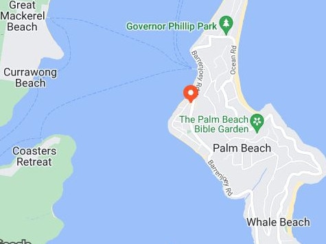 The location of a proposed shop top apartment development at 1105 Barrenjoey Rd, Palm Beach in 2022. Picture: Google Maps