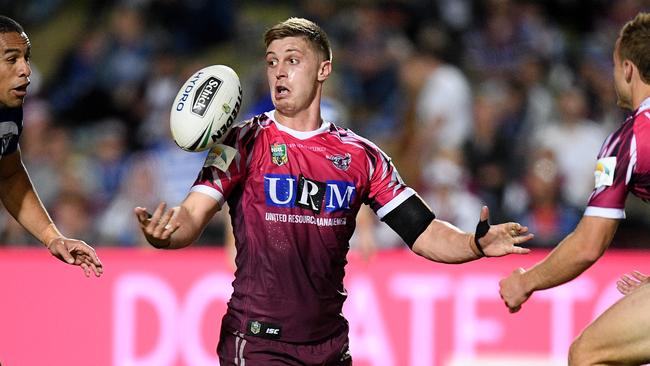 Lane was one of Manly’s best last season. AAP Image/Dan Himbrechts.