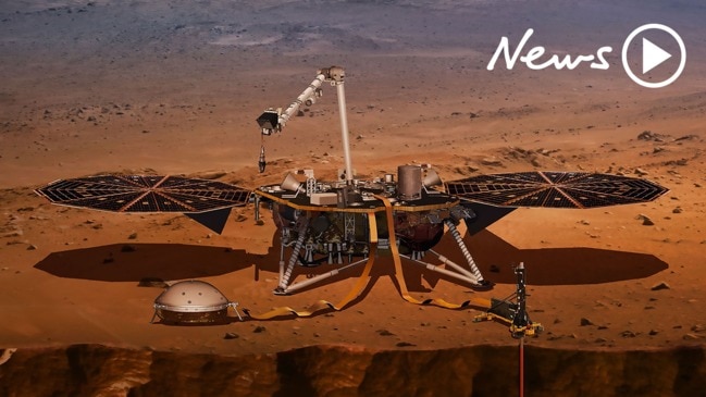 NASA lands on Mars