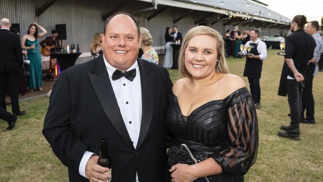 Anton and Ally Griffiths at LifeFlight Toowoomba Gala at The Goods Shed, Saturday, May 6, 2023. Picture: Kevin Farmer