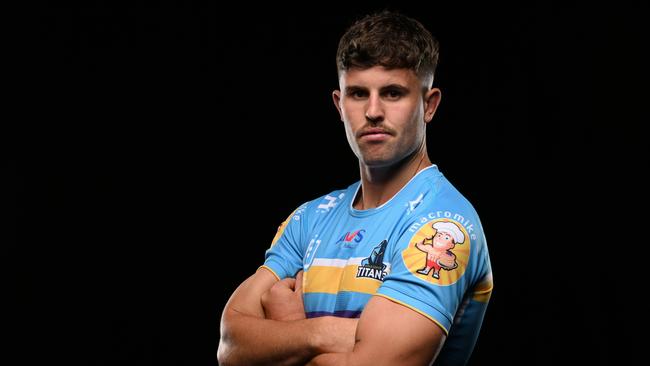 Gold Coast Titans halfback Toby Sexton. Picture: Titans Media.