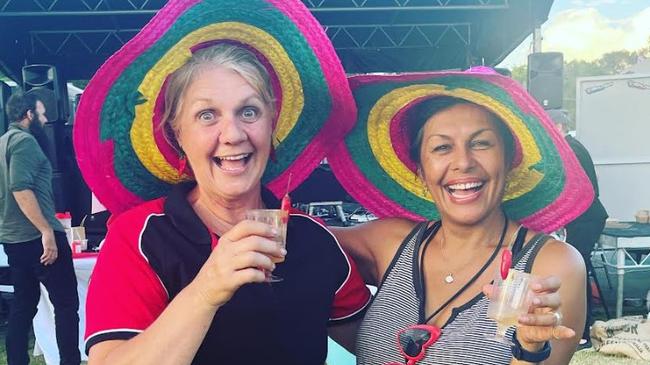 Briz Chilli and Beer Fest supplier Redland Bay’s Mel O’Brien with organiser Sandra Beynon, also known as Scarlett Habanero. Picture: Contributed