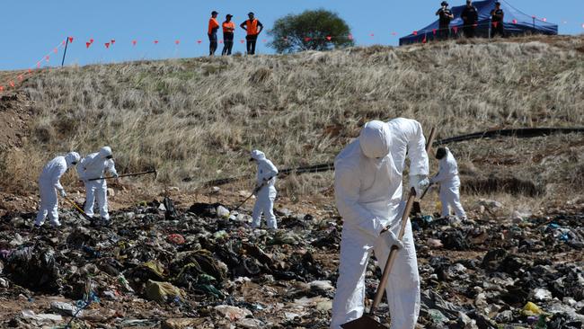 Police are search for the missing remains of murdered Andrews Farm man Geoffrey McLean. Picture: Dean Martin