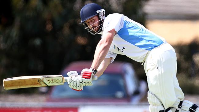 David Ross in action for Langwarrin. Picture: Hamish Blair